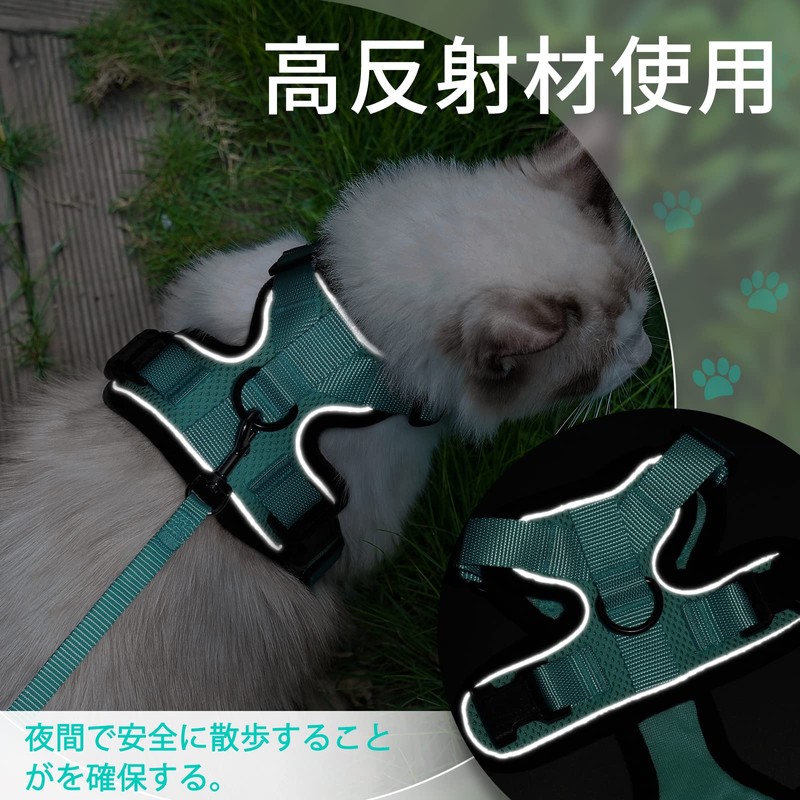 Rabbitgoo Cat Harness and Leash Set, Suitable for Both Cats