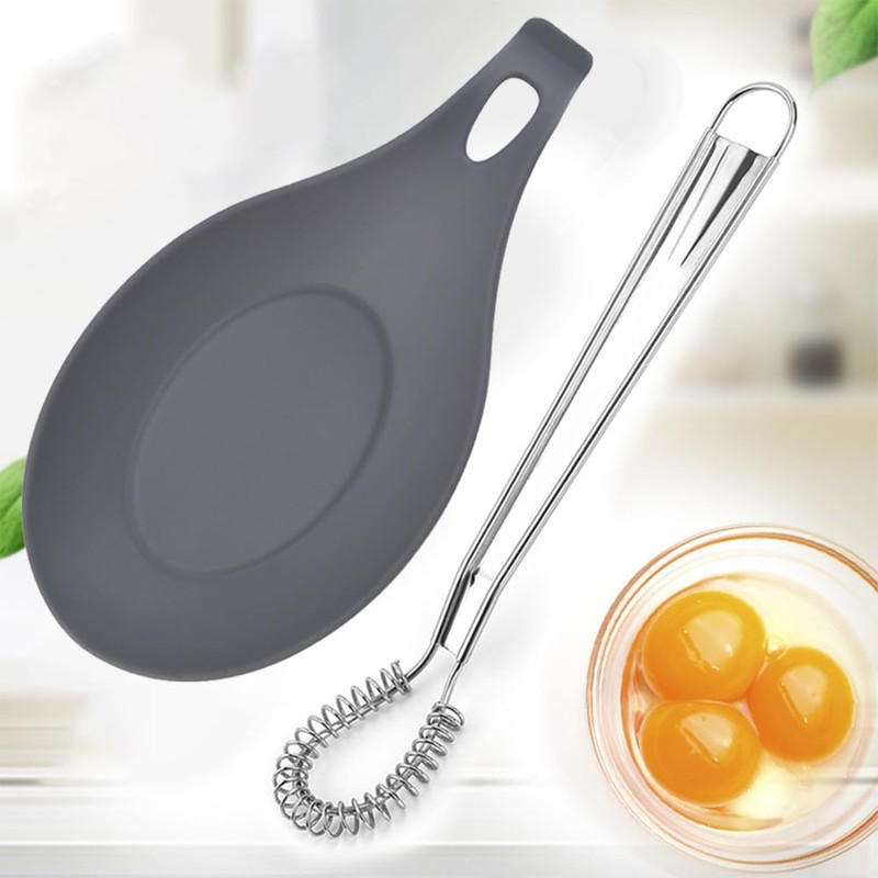 2-Piece Set Hand Whisker Egg Stirrer Small Egg Whisk Beater