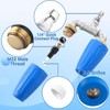 Pressure Washer Dual Turbo Nozzle 2mm Hole 4‑6GPM 4000PSI Pressure