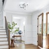 Goeco Modern LED Ceiling Light, 9.8'' 6500K Semi Flush Cool