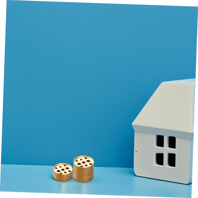 iplusmile 4pcs Decorative Brass Incense Holder Multi Hole Portable Incense