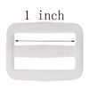 Shapenty Plastic Tri-glide Slides Button Fasteners Adjustable Webbing Triglides Slider