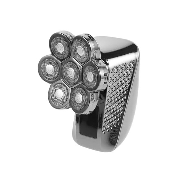 1set Digital Display Electric Shaver Floating Blades Handheld Face Trimmer