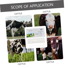 2pcs Cow Pregnancy Test Paper High Precision Cattle Detection Strips for Early Pregnancy Diagnosis Accurate Results Vacuum-Packed for Safety and Health