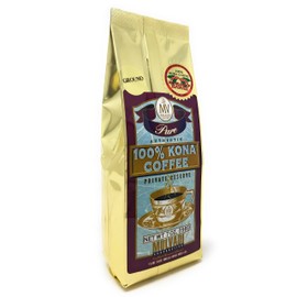 Mulvadi 100% Kona Coffee Private Reserve Ground 7 Ounces Resealable Bag (Pack of 1)
