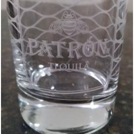 Patron NEW! Set of (2) Patron Tequila Highball Glasses w/ Logo - Liquor Barware