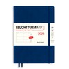 LEUCHTTURM1917 365949 Weekly Planner Medium (A5) 2023, 12 Months, Navy,