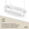Umbra Flex Hanging Shower Caddy with 2 Shelves, Bathtub Shelf