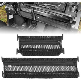 KEMIMOTO Dash Storage Nets 2pcs, Compatible with Can-Am Defender & Defender MAX, Dashboard Storage Nets OE Replace 715003129
