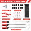 Rpeconu 15 Tire Spoons Kit Tire Changing Tool for Motorcycles