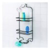 BATH Organizador Para Regadera Color Negro De 60 X 24