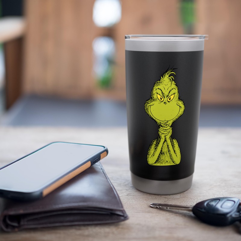 Dr. Seuss Classic Sly Grinch Stainless Steel Insulated Tumbler