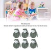 6PCS Kids Hand Grenades Toy with Realistic Sound Light Effect