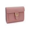 AfitLulu Ladies Purse Faux Leather Short Women Wallets with Metal