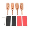 4Pcs Speaker Banana Plugs Pure Copper Male Speaker Wire Connector