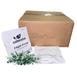 Celeste Flight Fresh® Deodorant Disc – Eucalyptus Fragrance – PN: SD-5500Z – Long-Lasting Aircraft Lavatory Odor Control Puck, Porous Design, Up to 30 Days – Case of 25