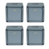 Weatherproof Electrical Outdoor Switch, Single Wall Light Switch IP66 Waterproof,