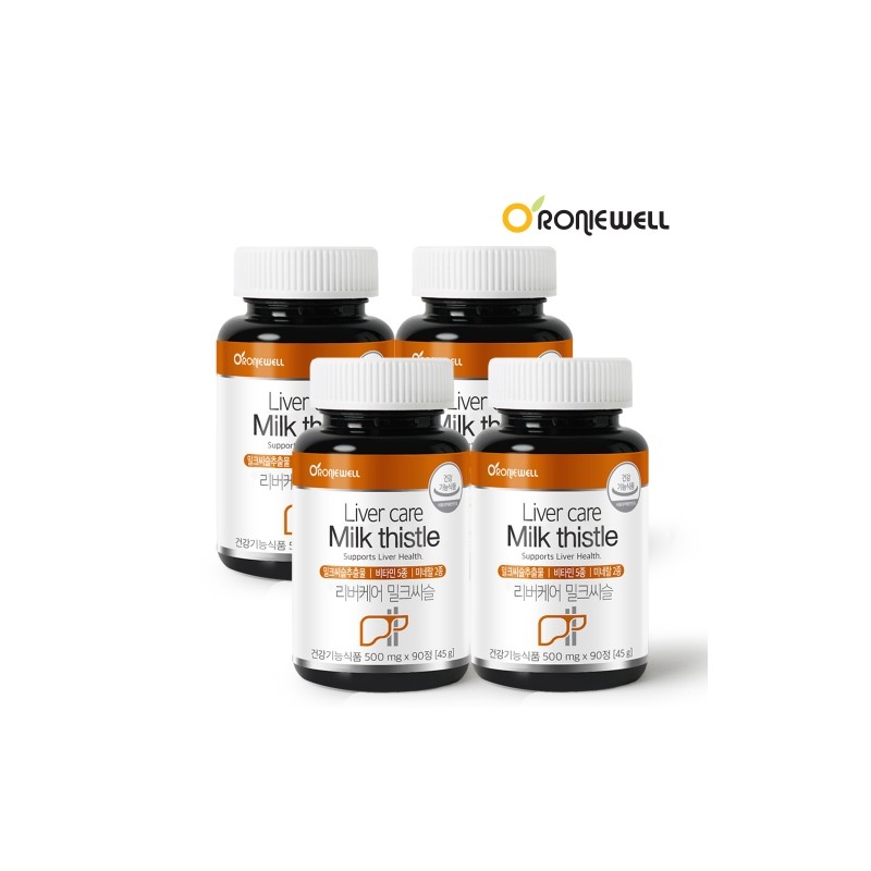 Roniwell Liver Care Milk Thistle (500mg x 90 Tablets) /