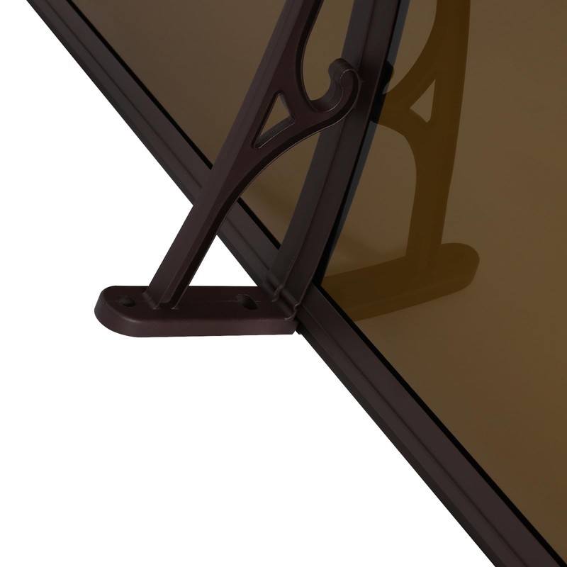 Window Door Awning Canopy,Awning for Door Window Exterior with Bracket,Front