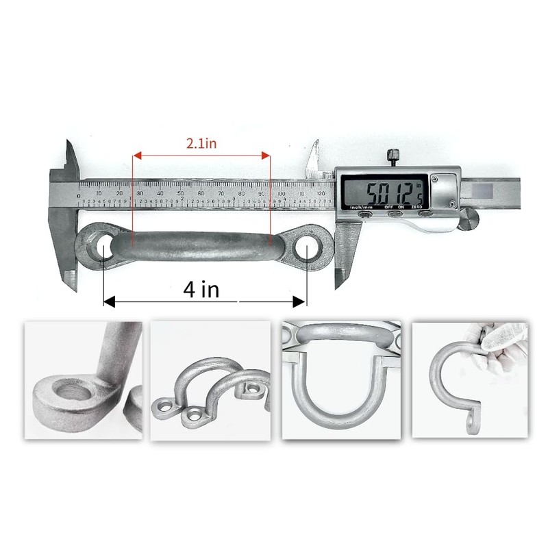 HCLLPS Replace Trailer Tie Loop 2" I.D. Aluminum Bolt-On Lashing
