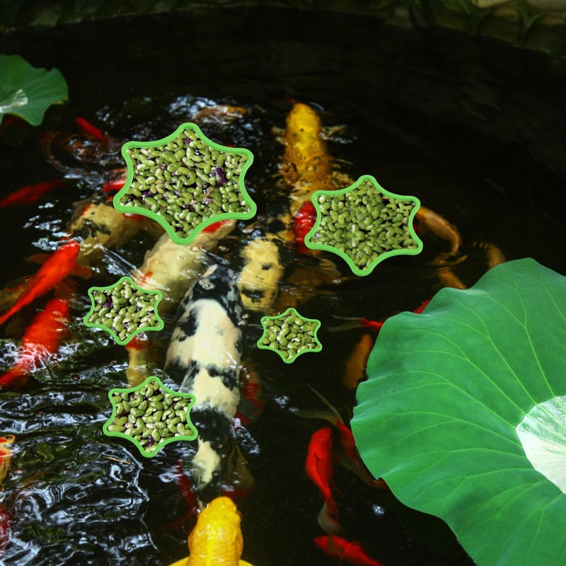 PEUTIER 5pcs Aquarium Floating Plant Rings, Foam Floating Plant Corral
