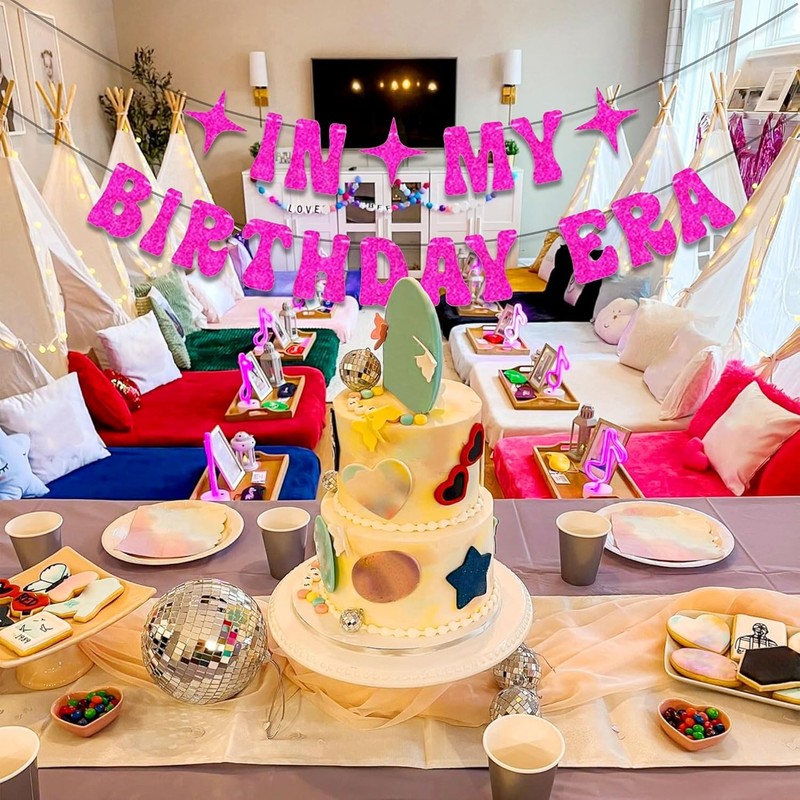 In My Birthday Era Banner Popular Singer Happy Birthday Banner