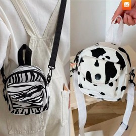 Maíz Bolsa Hombro Cruzada Bandolera Crossbody Casual Mujer Zebra