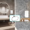 JASSFERRY Wall Mounted Oval Towel Ring Luxury Modern Design Bath