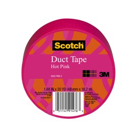 Scotch Duct Tape, Hot Pink, 1.88-Inch by 20-Yard, 6-Pack