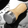 Fireboomoon 3 Pack Stainless Steel Ice Pick with Safety Wooden
