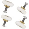 Set of 4pcs 19mm Stainless Steel Shower Door Wheels Rollers