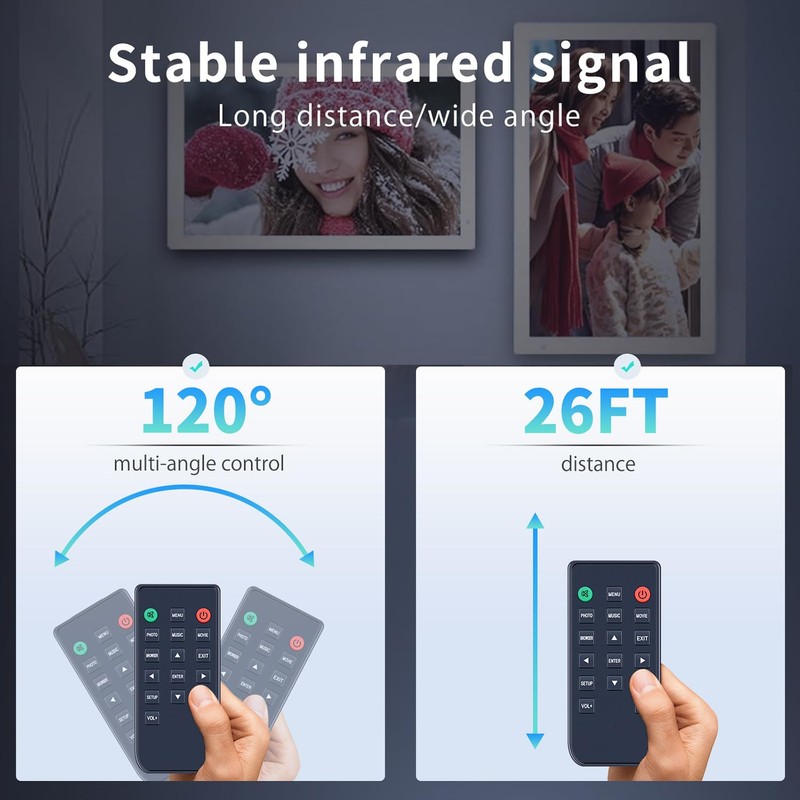 New Replacement Remote Control Compatible with KECAG 10.1 Inch Digital