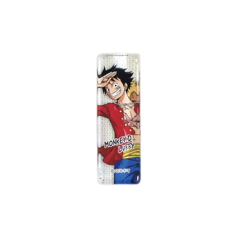 One Piece Luffy 126550 Straw Ichi Glass Chopsticks Rest, 0.8