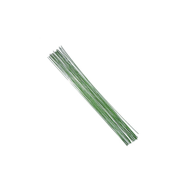 Decora 20 Gauge Green Floral Stem Wire 16 inch,50pcs/Package