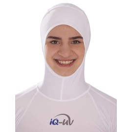 iQ UV Hooded Shirt Women's iQ Company UV Protection Clothing Diving, White