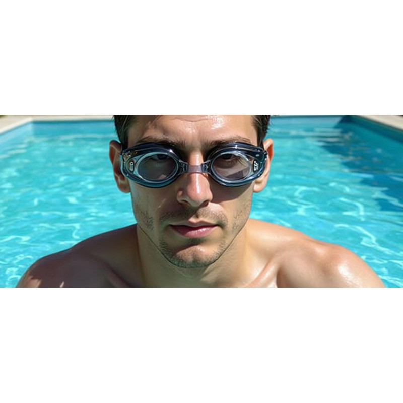 l&j Optische Performance Schwimmbrille mit positiven und negativen Dioptrien für