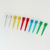 Home Bliss Market Pin Curl Clips for Bangs and Makeup 10P Red 10pcs 5ea
