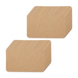 100 Pcs Blank Kraft Message Cards 8.8x5.4CM - Message Cards for DIY, Business Cards, Doodle Hand Drawn Card Message Cardstock, Spelling Cards