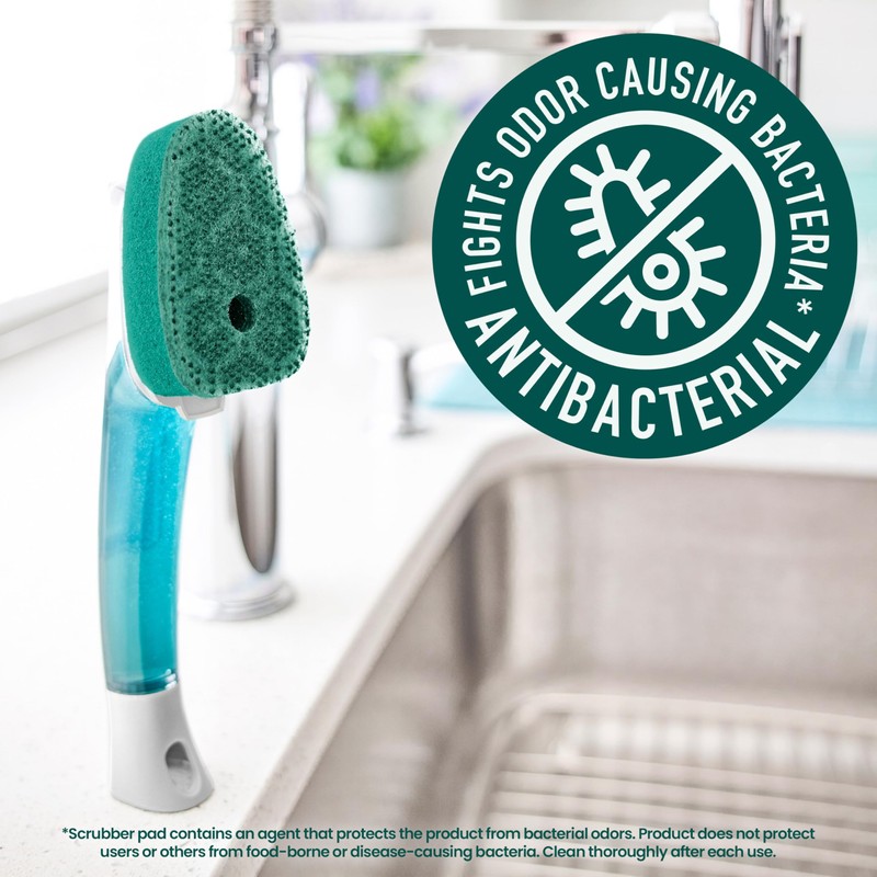 Scotch-Brite Odor Resist Heavy Duty Dishwand Refills , 2 each/pack,