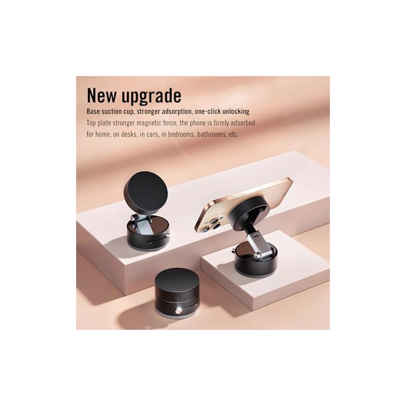 Mini Plegable Soporte para Celular automovil, Soporte magnético para Coche
