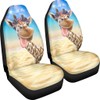 chaqlin Funny Giraffe Car Seat Cover Universal Fit Car Truck