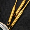 Effortless Cooking with Gold Stainless Steel Utensils Kitchen Tool Set