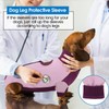 AOFITEE Dog Recovery Suit for Front Legs, Breathable Dog Wound