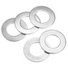 sourcing map 65mm x 36mm x 3mm Carbon Steel Flat