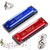 Pack of 2 Children's Harmonica, 10 Holes Harmonica, Diatonic, Mouthharp,