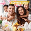 36 Pcs 6 Inch Transparent Easter Eggs Plastic Easter Eggs
