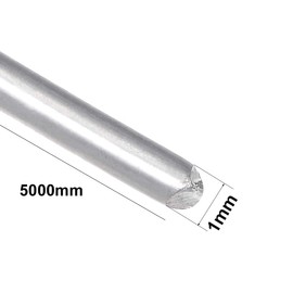 TOP-VIGOR 1mm 18AWG Heating Resistor Wire, 5M Wrapping Nichrome Resistance Wire for Heating Elements, DIY Projects, Industrial Applications