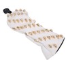 Golf Wood Headcovers PU White Skull Rivet Design Waterproof Durable