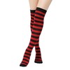 Zando 6 Pairs Striped Thigh High Socks for Women Striped
