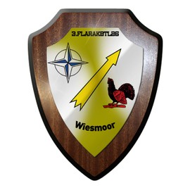 #8836 Coat of Arms / Wall Shield Westerburg -3 Flarakbtl 26 Army Crest Germany Coat of Arms Anti-Aircraft missiles Unit#7670